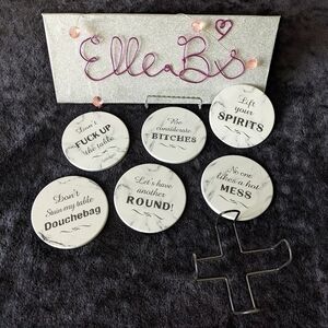 Coaster Set with Holder